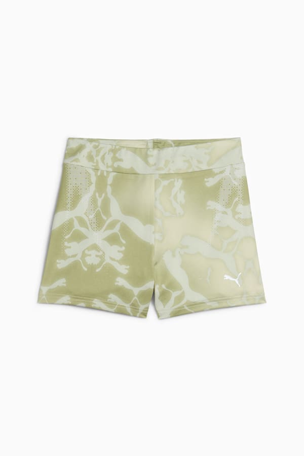 DARE TO All-Over Print 3" Tights Women, Pistachio Green-AOP, extralarge